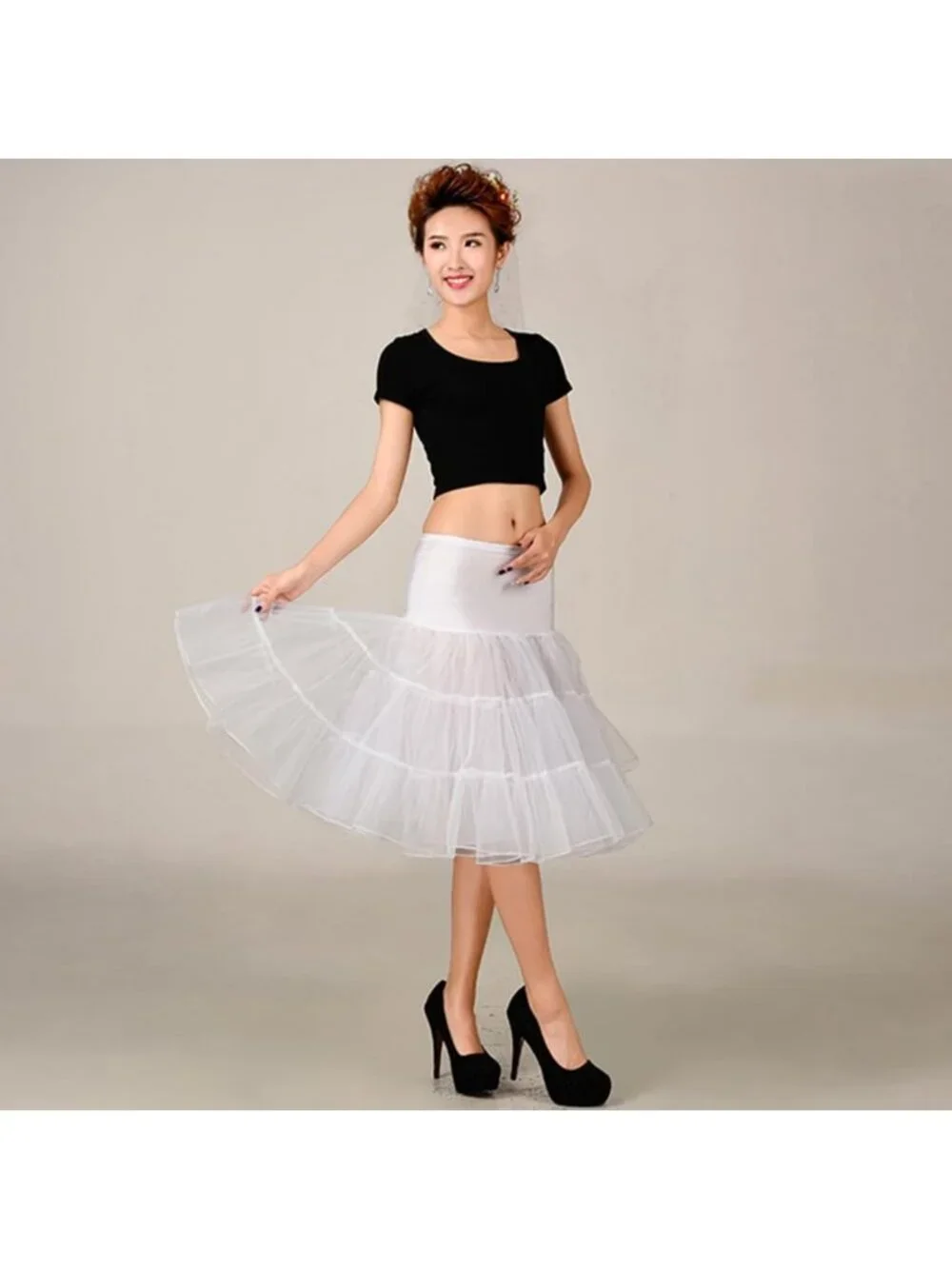Vintage 50s Style Petticoat Half Slip Tutu Underskirt Crinoline Rockabilly 25.59